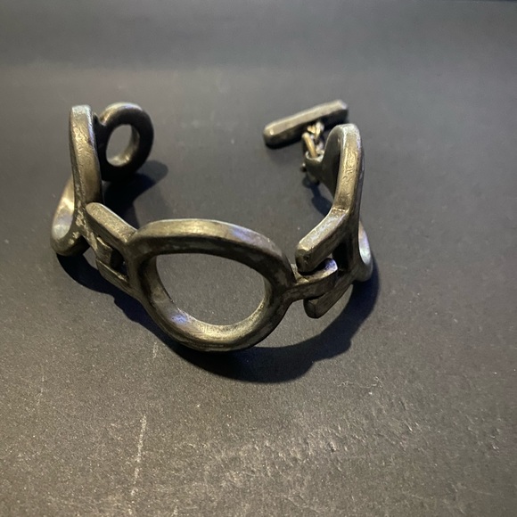 1960s Anders Andersen Industrial Pewter Bracelet - Picture 1 of 14